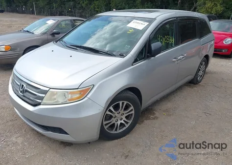 2012 Honda Odyssey Ex-L из США, поврежденный, VIN 5FNRL5H65CB060608